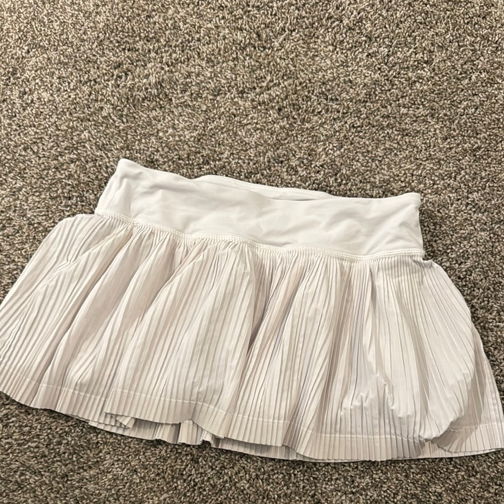 White Pleated Women's Skirt